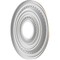 Ekena Millwork Cole PVC Medallion (Canopies up to 4 1/4"), 13"OD x 3 1/2"ID x 3/4"P, Metallic Silver Metallic CMP13COCSV - alternate 5